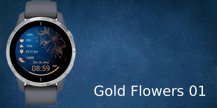 Gold Flowers 01 · Screenshot 0