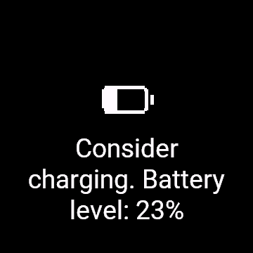 Low Battery Notifications · Screenshot 2