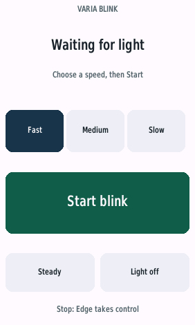 Varia Blink · Screenshot 0