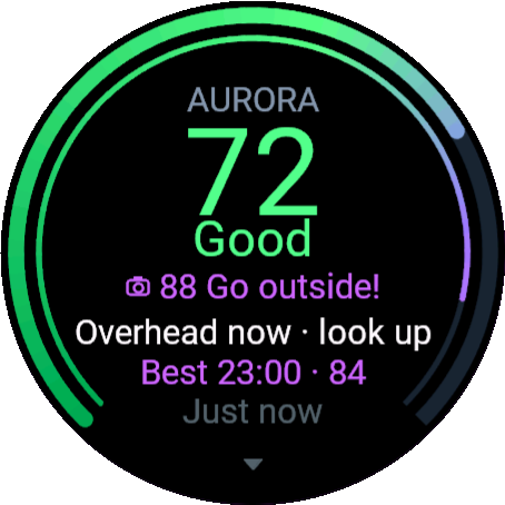 Aurora Forecast – Northern Lights for Eye & Camera · 螢幕截圖 0