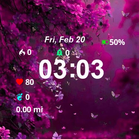 Purple Flowers Butterflies · Screenshot 1