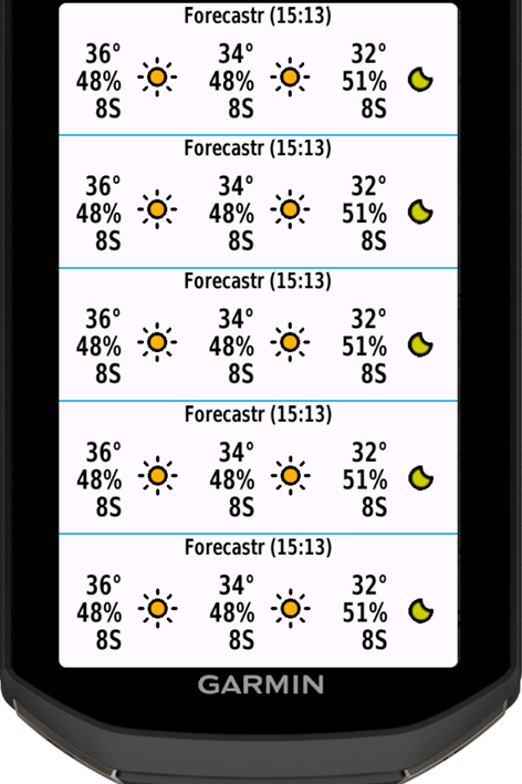 WF Forecastr+ · Screenshot 1
