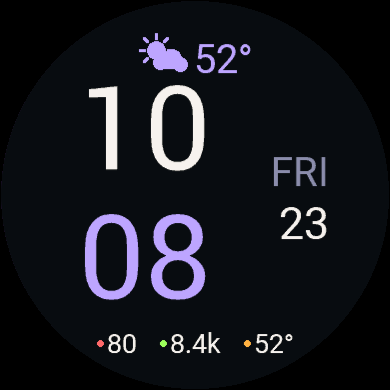Edge - Clean Big Time & Weather · Screenshot 2