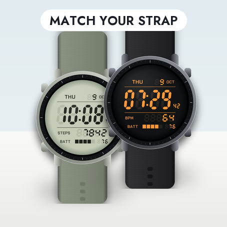 LCD SPORT — Retro Digital Watch Face · Screenshot 4