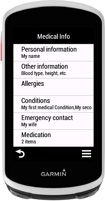 Medical Info · Screenshot 0