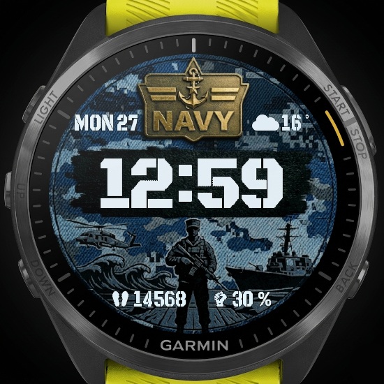 MnM NAVY "AMOLED" 3
