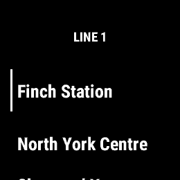 TTC Arrivals · Screenshot 2
