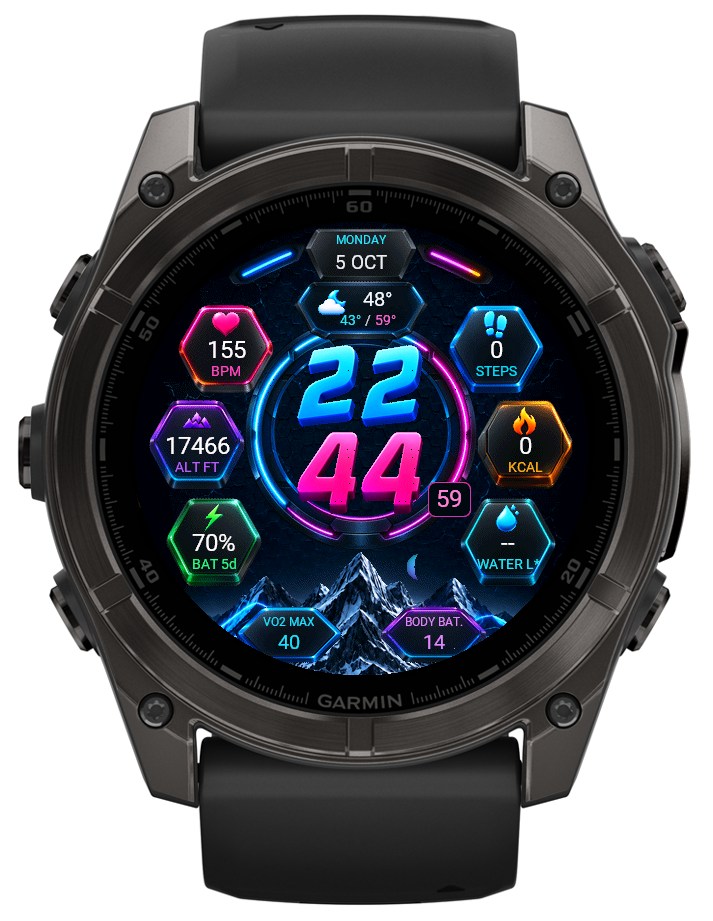 Neon Horizon - AMOLED Landscapes · Screenshot 0