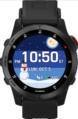 Snowman Christmas Night Watch Face · Screenshot 0