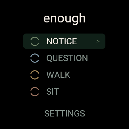Enough · Screenshot 0