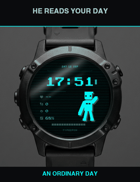 Cathode Elite – Retro CRT Pixel Watch Face · Screenshot 3