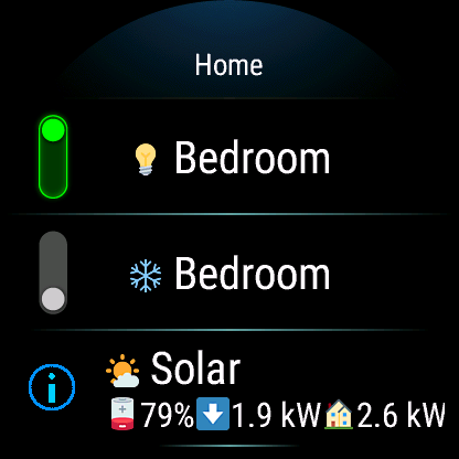 GarminHomeAssistant (Application) · Screenshot 0