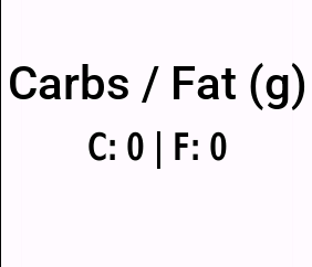 Carbs and Fat Burn · Screenshot 0