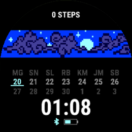 Night Clouds — Two-Week Calendar · Screenshot 0