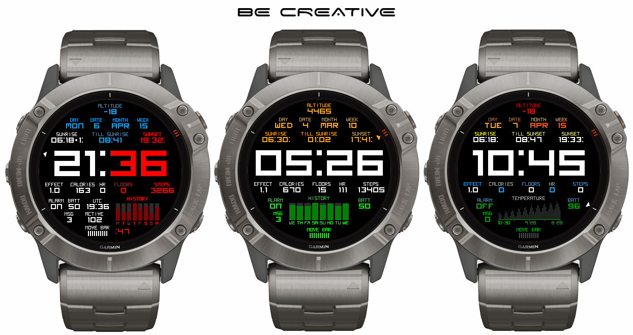 Digital For TactixD v2 Beta watch face screenshot 3