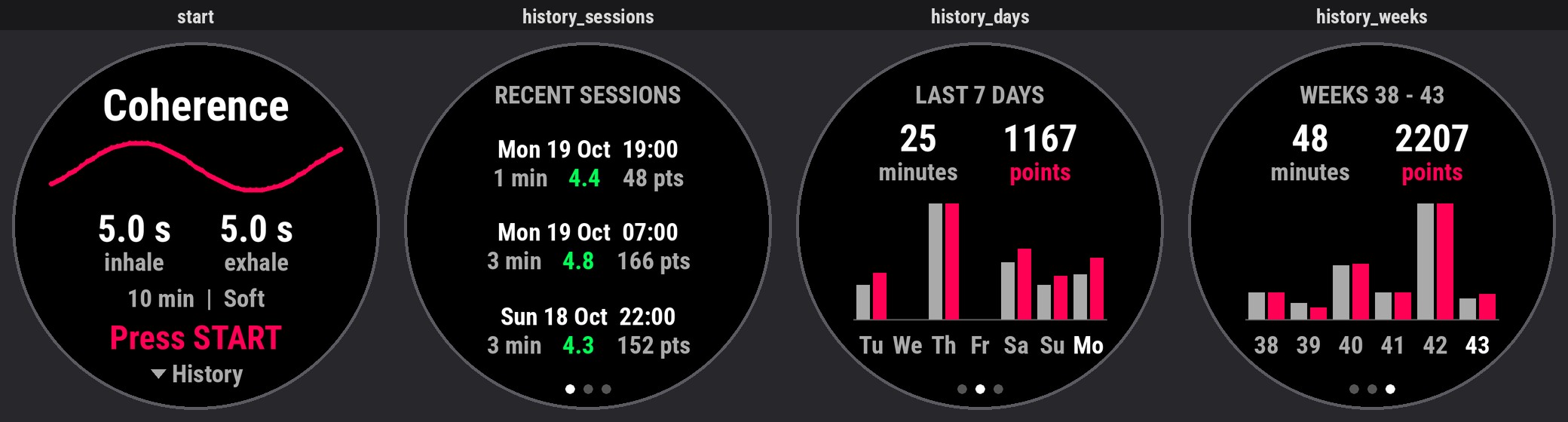 Heart Coherence & HRV Breathing Biofeedback · Screenshot 1