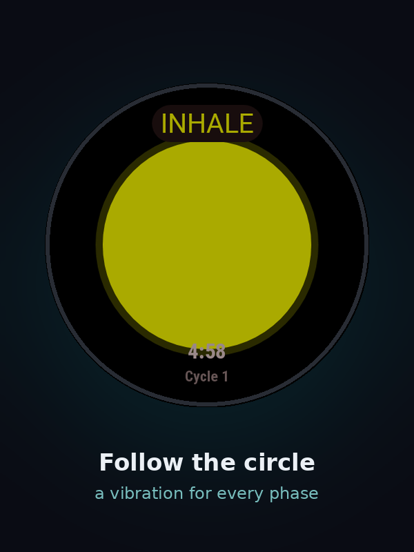 Breathe: Breathing Exercises · Screenshot 1