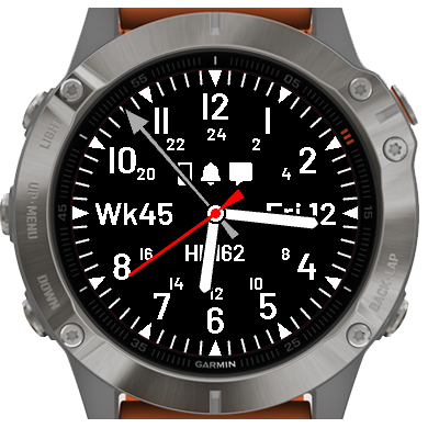 MilWatchFaceGMT · Screenshot 1