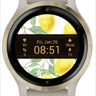 Lemon Laden watch face screenshot 2