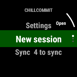 ChillCommit: Ice Bath & Sauna · Snímek obrazovky 1
