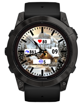 Winter Wonderland - Scenic Christmas Watch Face · Screenshot 4