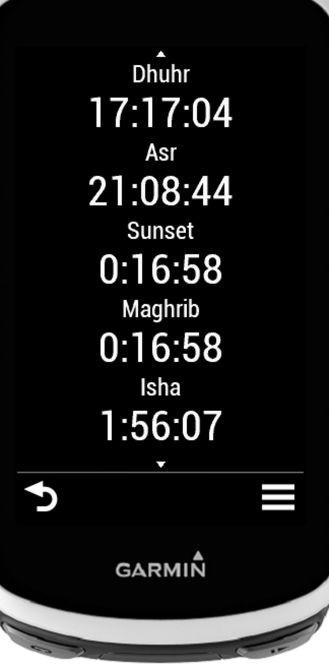 Muslim Prayer Times Widget 4