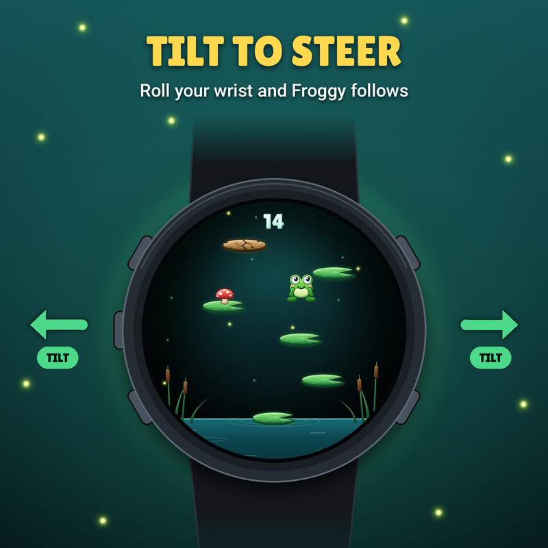 Froggy Up – Tilt & Jump Arcade Game · Screenshot 1