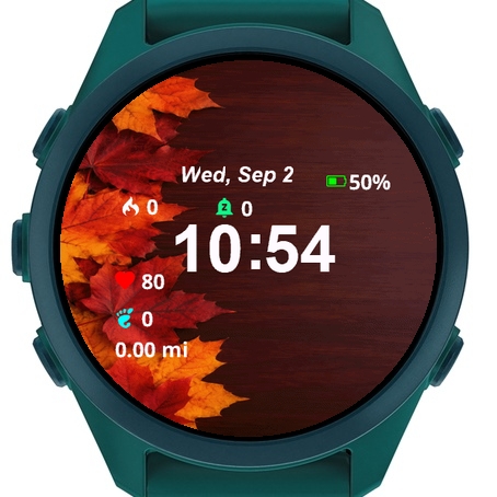 Close Up Wooden Table Autumn · Screenshot 1