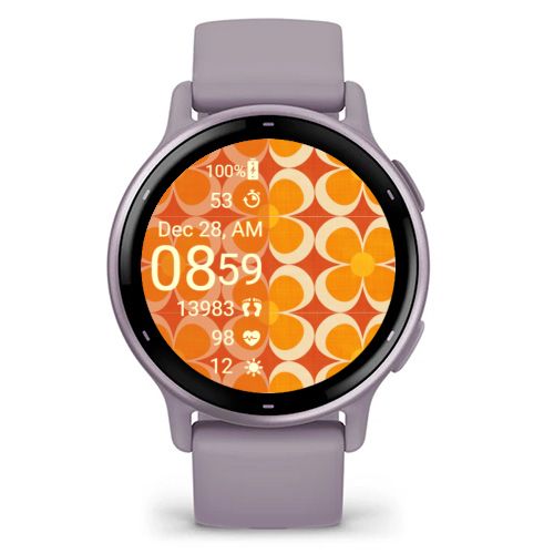 Retro Orange Flower Power Wallpaper · Screenshot 0