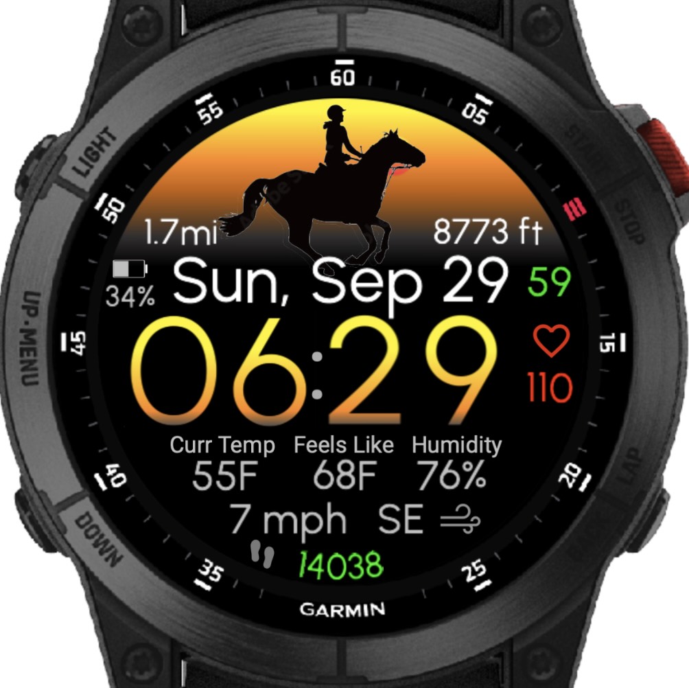Explore: Horse Riding (Garmin Weather) · Screenshot 2