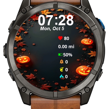 Black Pumpkins Leaves Around · Screenshot 1
