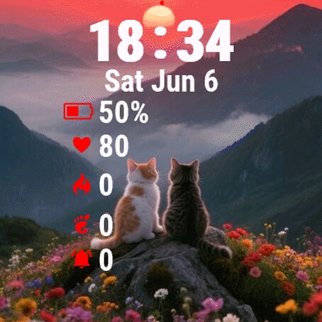 Two Cats Sitting · Screenshot 0