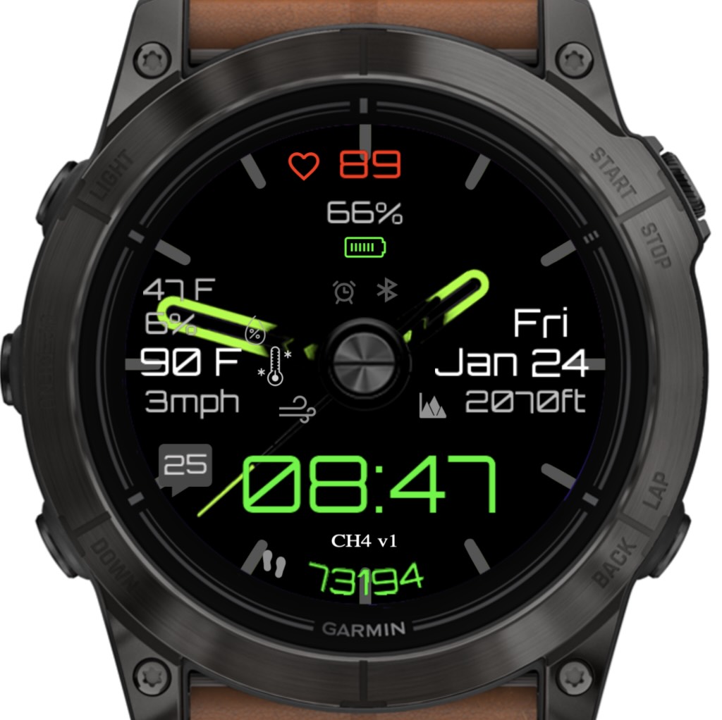 Clean Hybrid 5 (Garmin Weather) · Screenshot 2