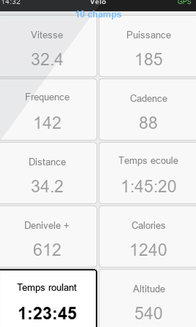 Ride Time - Moving Time · Screenshot 1