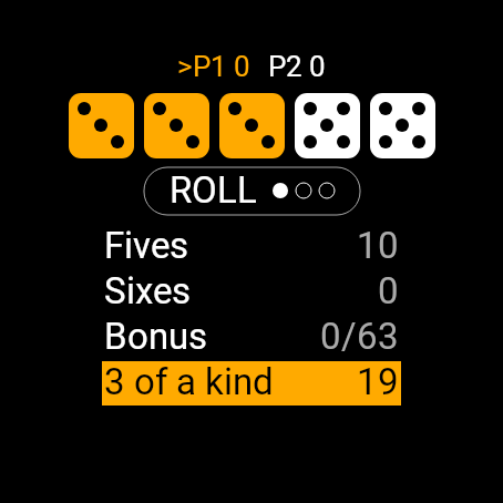 Yatzy Dice: Five Dice Game · Screenshot 2
