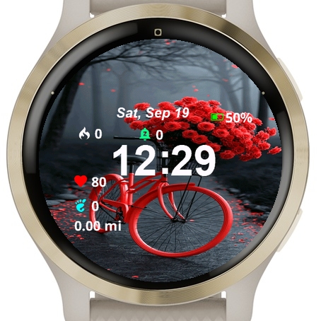 Red Bicycle Flowers Basket · Screenshot 0