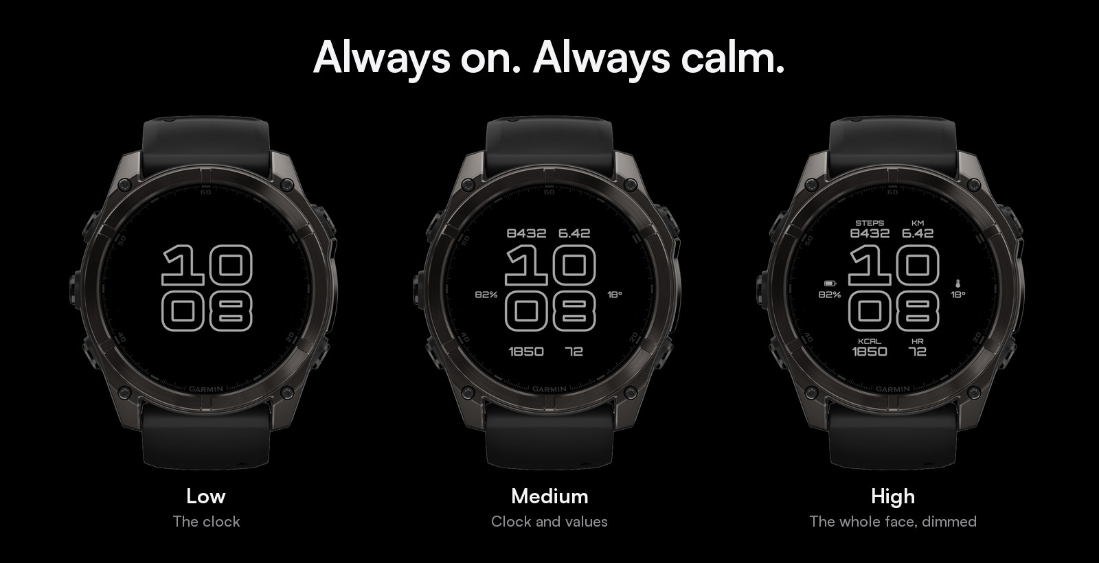 Moai - Minimalist Big Clock · Screenshot 3