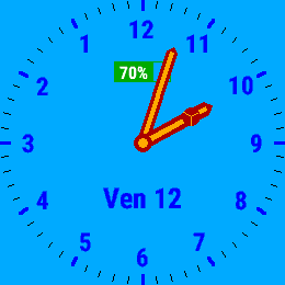 12/24 hour analog w/ secondary dials, seconds, HR watch face screenshot 3