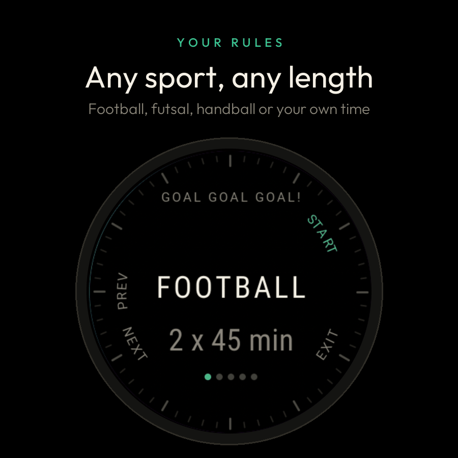 goal goal goal!: Football & Futsal Score · Screenshot 1