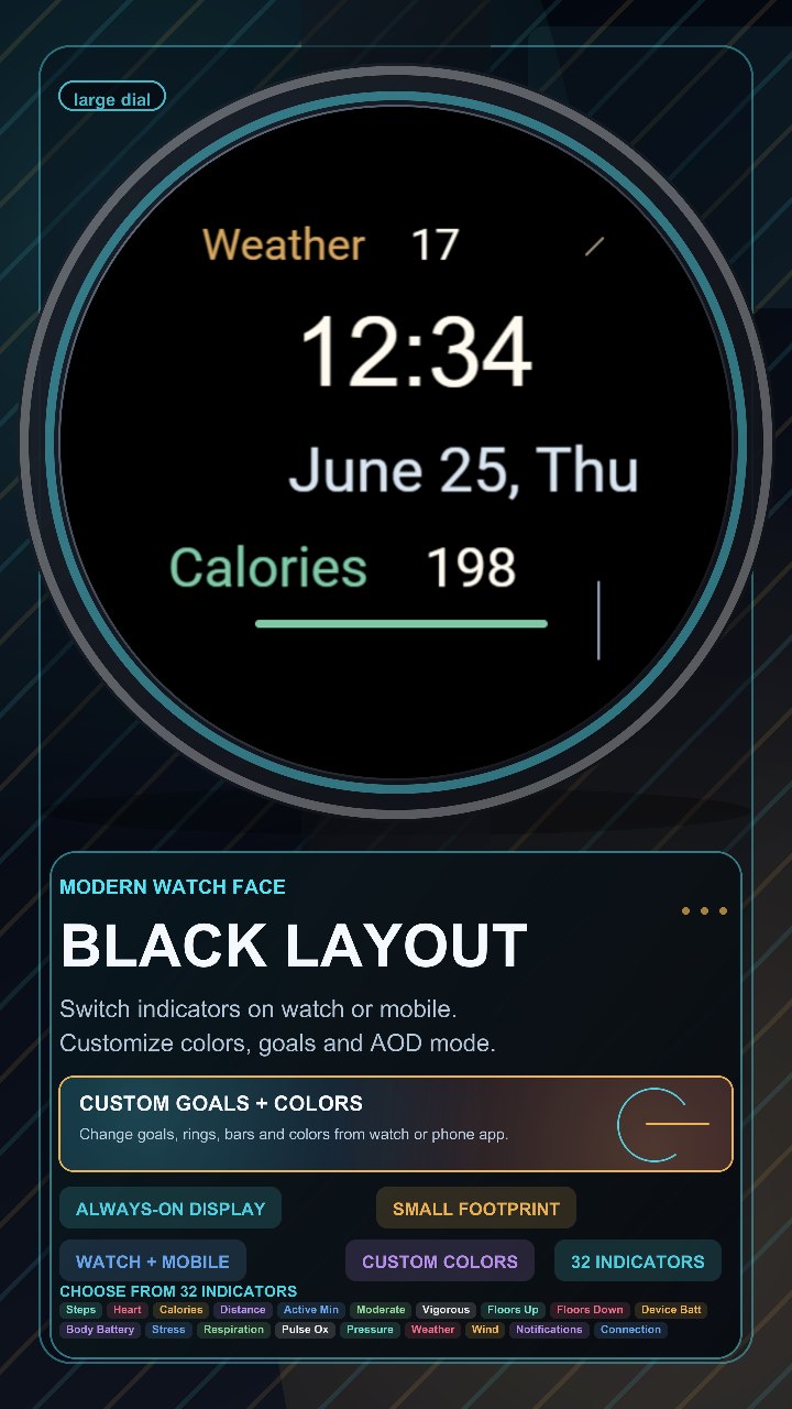 Black layout · Screenshot 0