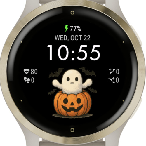 Happy Ghost in Pumpkin – Halloween Adaptive · Screenshot 1