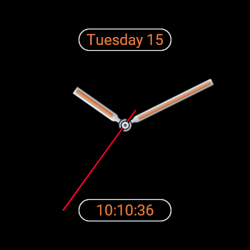 AMOLED Lines - Minimal Color Vector - Copper · Screenshot 1