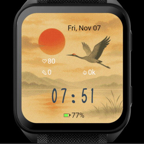 Cranes at Sunrise – Japanese Tranquility · Screenshot 0