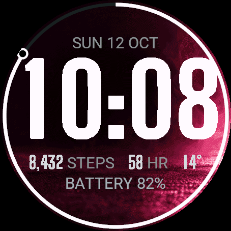 Run Face — the watch face for the Run data field · Screenshot 4