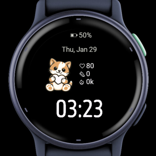 Cute Kitty Love – Animated Heart 4