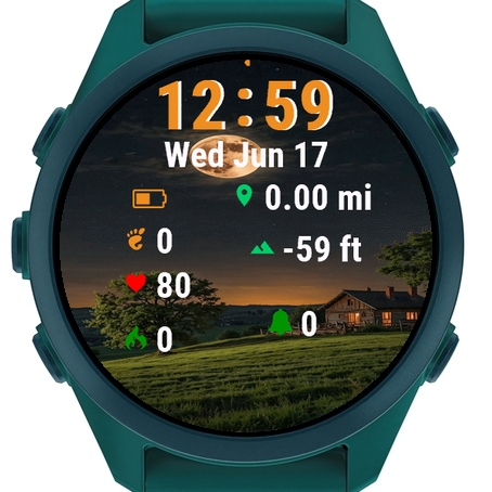 House Hill Full Moon Sky · Screenshot 2