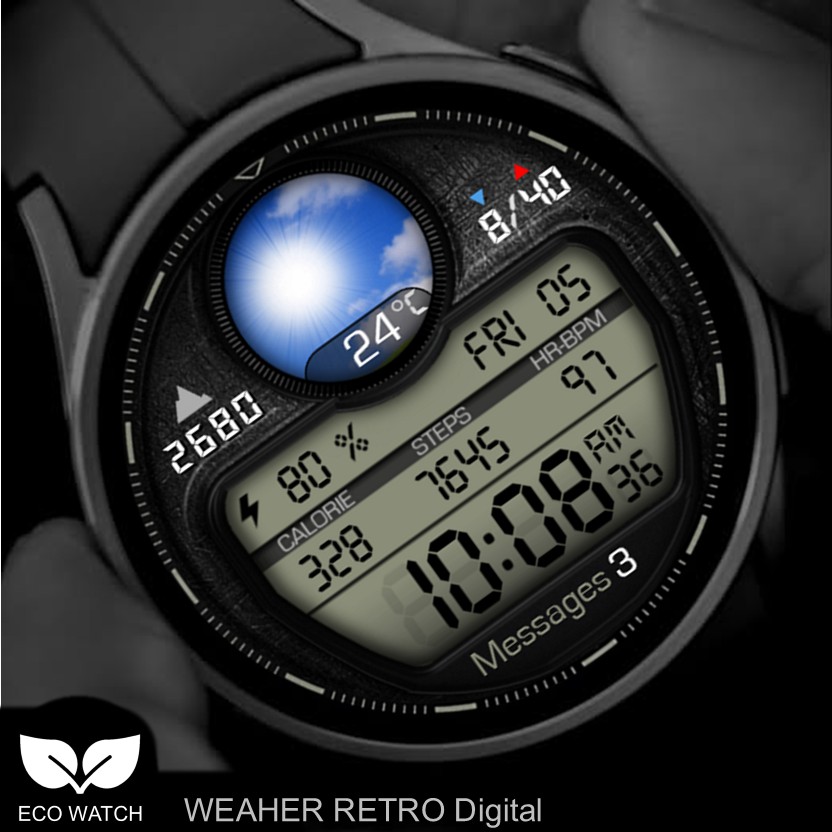 ECO03 WEATHER Retro Military · Screenshot 1