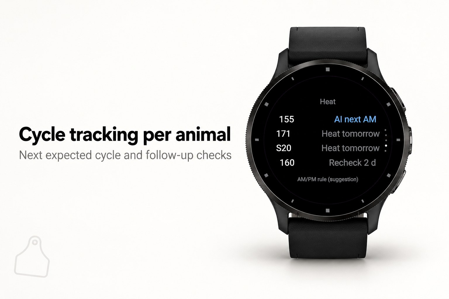 Nightcheck - Calving and lambing timer · Screenshot 3