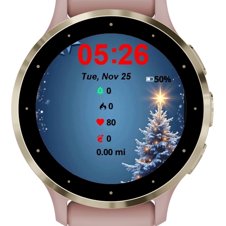 Christmas Tree Blue Bow Snow · Screenshot 0