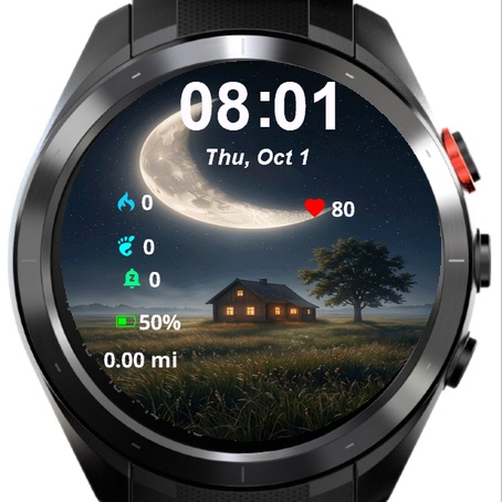 House Moon Sky Grass · Screenshot 2